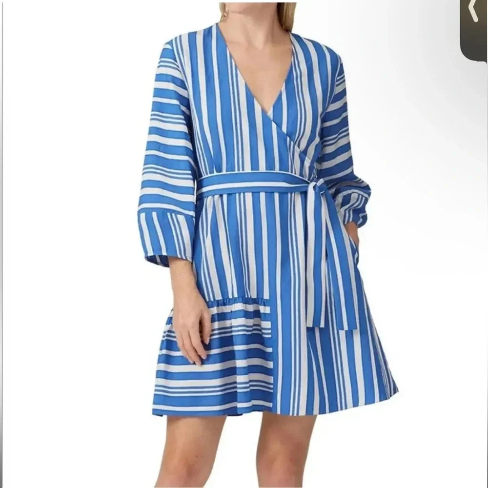 Chinti & Parker Striped Parasol Dress